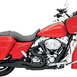 Load image into Gallery viewer, Bassani Megapower 2:1 Exhaust - 1-3/4" to 1-7/8" to 2" - Black FLH-767B - Main Product View