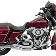 Load image into Gallery viewer, Bassani Megapower 2:1 Exhaust - 1-3/4" to 1-7/8" to 2" - Black FLH-767B - Side View