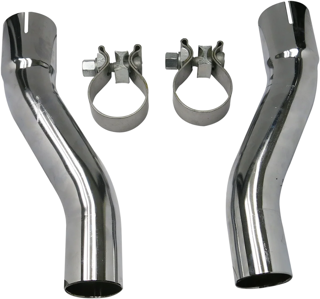 Bassani Muffler Adapter Kit - Tri-Glide 1TG19 - Side View