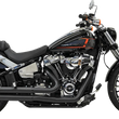 Load image into Gallery viewer, Bassani Pro Street Exhaust - Black - '18+ Softail 1S34DB - Side View