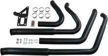 Load image into Gallery viewer, Bassani Pro Street Exhaust - Black - '18+ Softail 1S34DB - Back View