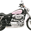 Load image into Gallery viewer, Bassani Pro Street Exhaust - Chrome - '86-'03 XL XL-325F - Side View