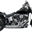 Load image into Gallery viewer, Bassani Pro Street Exhaust - Chrome - Turn Out - '86-'17 Softail 1S24D - Main Product View