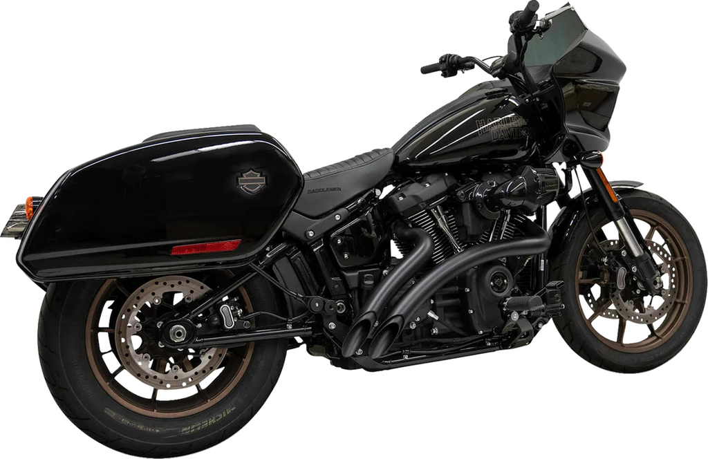 Bassani Radial Sweeper Exhaust - Black 1S21FB - Main Product View