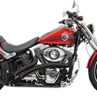 Load image into Gallery viewer, Bassani Radial Sweeper Exhaust - Black 1SD1FB - Side View