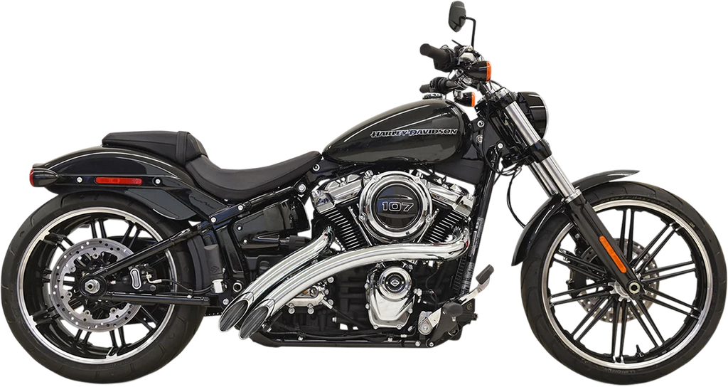 Bassani Radial Sweeper Exhaust - Chrome 1S21F - Main Product View