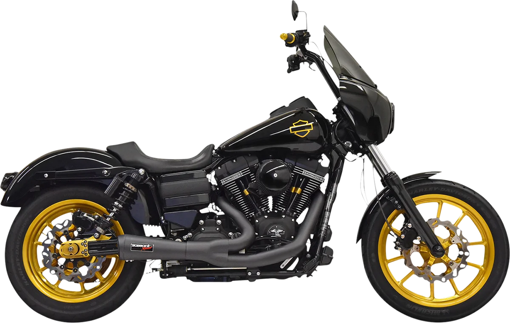 Bassani Ripper 2:1 Exhaust System - Black 1D6B - Main Product View