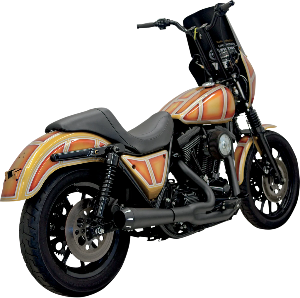 Bassani Road Rage 2:1 Exhaust - Black 1FXR2B - Main Product View