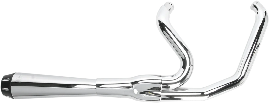 Bassani Road Rage 2:1 Exhaust - Black 1FXR2B - Side View