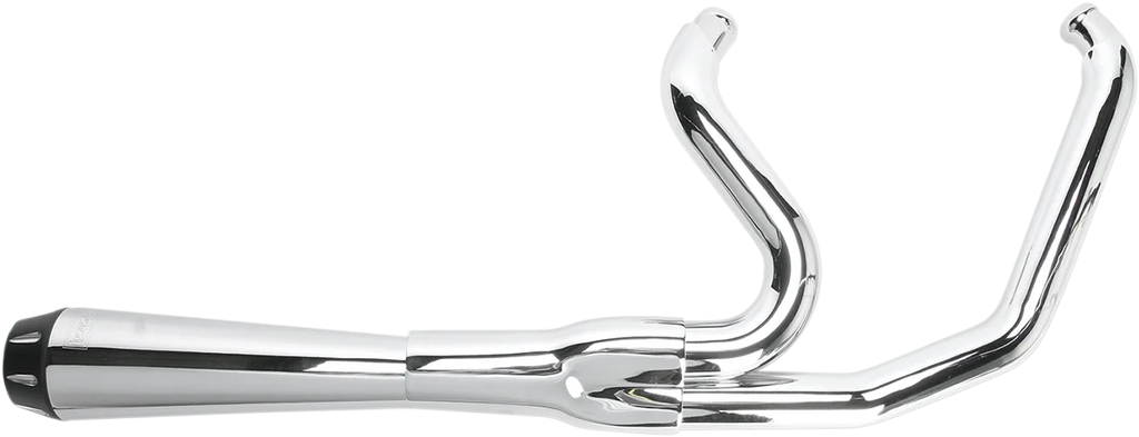 Bassani Road Rage 2:1 Exhaust - Black 1FXR2B - Side View