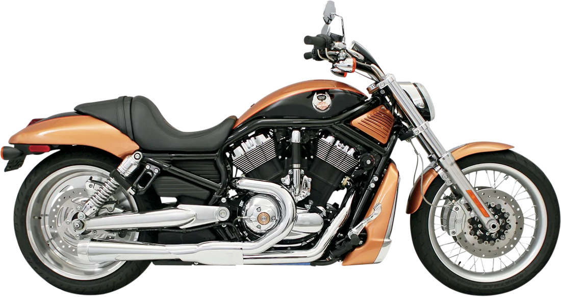 Bassani Road Rage 2:1 Exhaust - Black 1V22JB - Side View