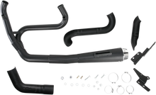Load image into Gallery viewer, Bassani Road Rage 2:1 Exhaust - Black - FXD 1D5250B - Side View