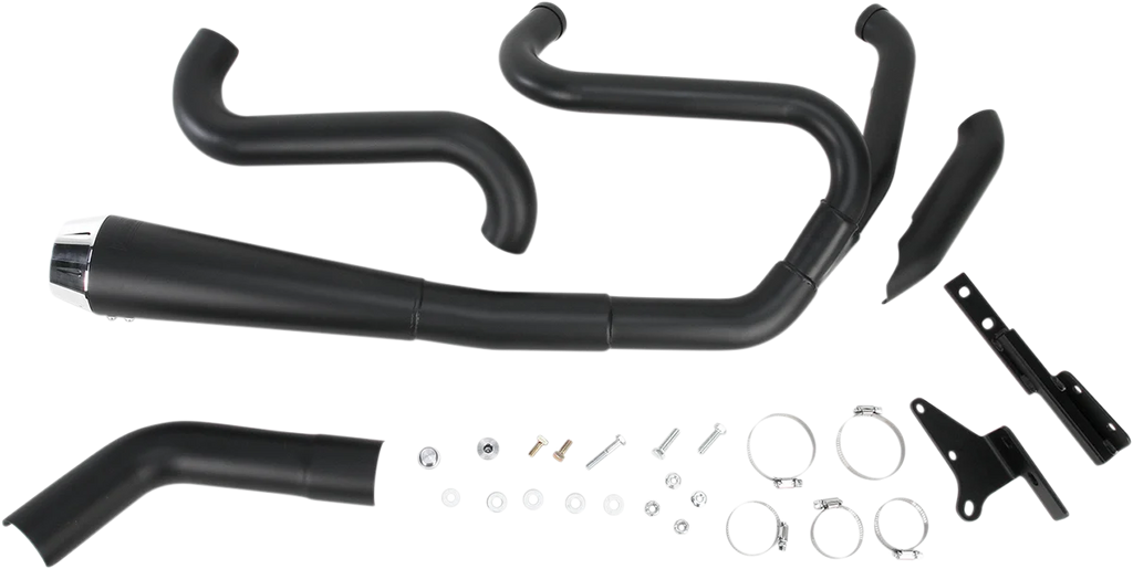 Bassani Road Rage 2:1 Exhaust - Black - FXD 1D5250B - Additional View 5
