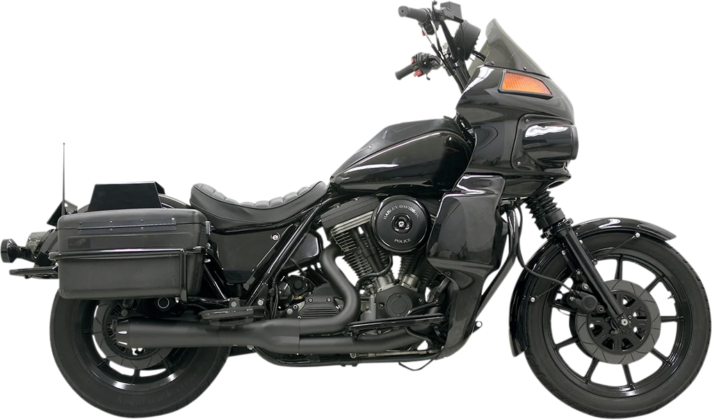 Bassani Road Rage 2:1 Exhaust - Black - FXR 1FXRFB - Main Product View