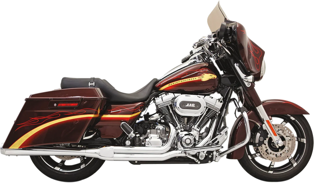 Bassani Road Rage 2:1 Exhaust - Chrome FLH-737