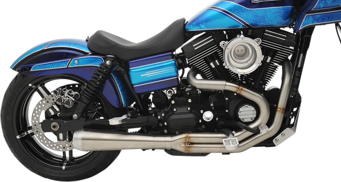 Bassani Road Rage 3 Exhaust - Stainless - '91-'17 Dyna 1D1SS - Installation View