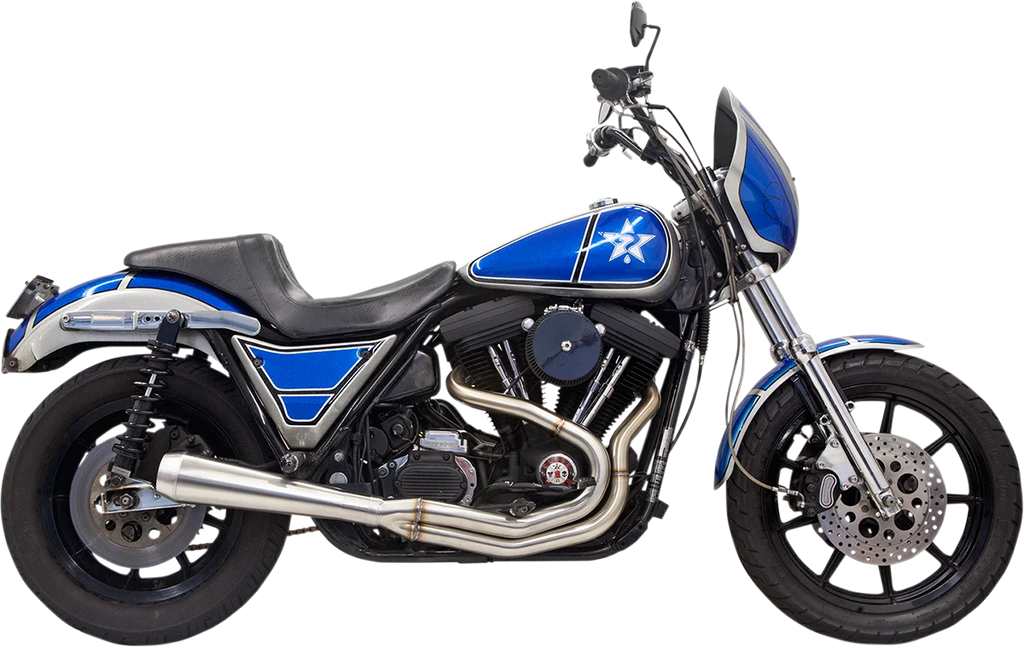 Bassani Road Rage 3 Exhaust - Stainless Steel 1FXRSS