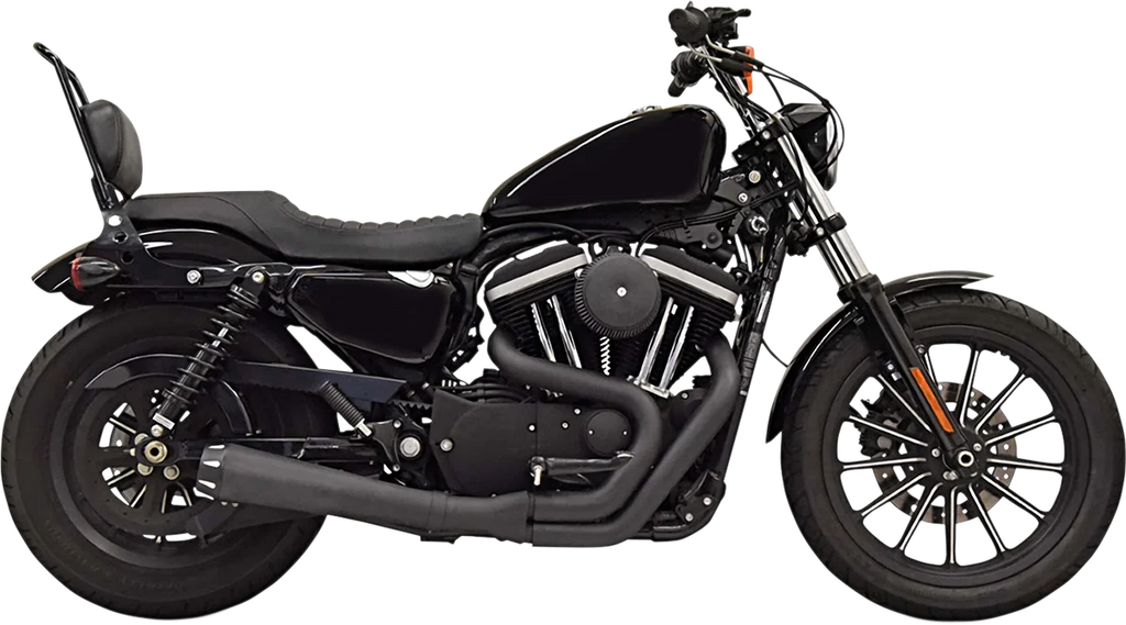 Bassani Road Rage Exhaust - Black - '04-'20 XL 1X52RB - Main Product View