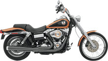 Load image into Gallery viewer, Bassani Road Rage Exhaust - Black - Long - '06-'17 FXD 13121J - Main Product View