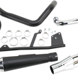 Load image into Gallery viewer, Bassani Road Rage Exhaust - Black - Short - '04-'13 XL 14122J - Back View