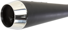 Load image into Gallery viewer, Bassani Road Rage Exhaust - Black - Short - '06-'17 FXD 13122J - Back View