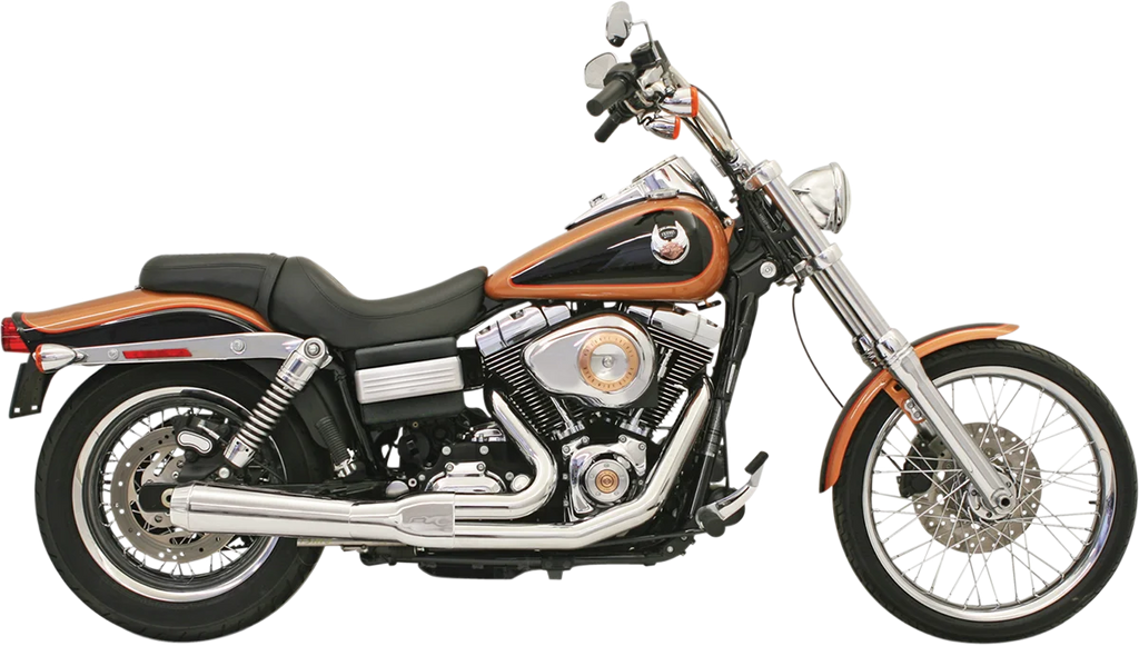 Bassani Road Rage Exhaust - Chrome - Short - '06-'17 FXD 13112J - Main Product View