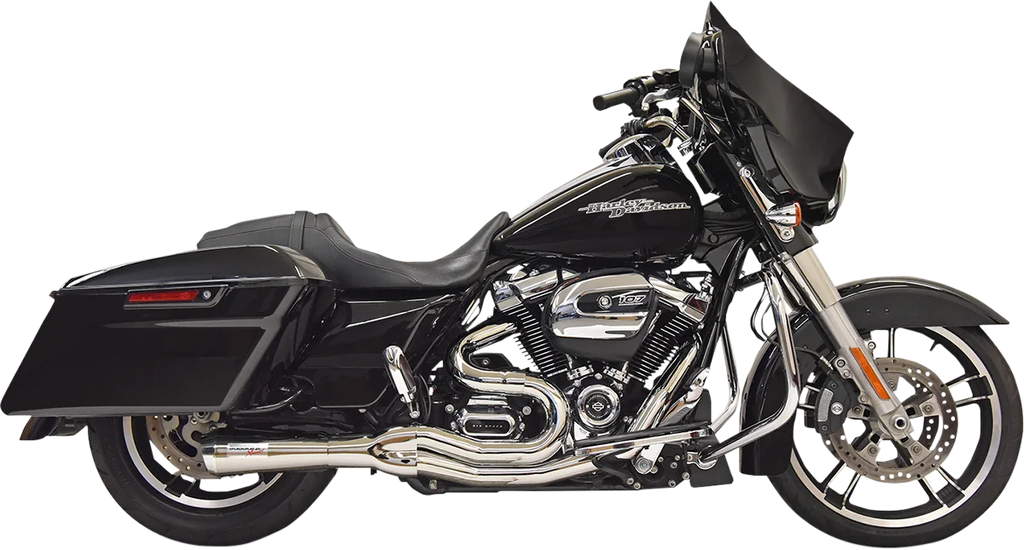 Bassani Road Rage II 2-Into-1 Mid-Length Exhaust System - Chrome 1F72C - Main Product View