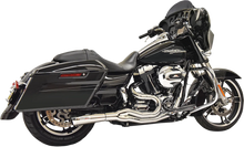 Load image into Gallery viewer, Bassani Road Rage II 2-Into-1 Mid-Length Exhaust System - Chrome 1F72C - Side View