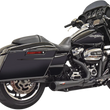 Load image into Gallery viewer, Bassani Short 2:1 Exhaust for FL - Black 1F42RB - Main Product View