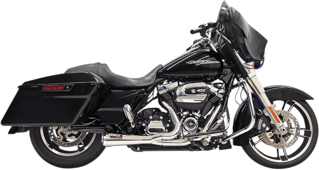 Bassani Short 2:1 Exhaust for FL - Chrome 1F42R - Main Product View