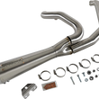 Load image into Gallery viewer, Bassani Short 2:1 Exhaust for FL - Stainless Steel 1F42SS - Side View