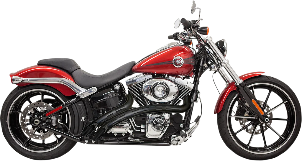Bassani Sweeper Exhaust - Black/Black 1SD2FBB - Main Product View