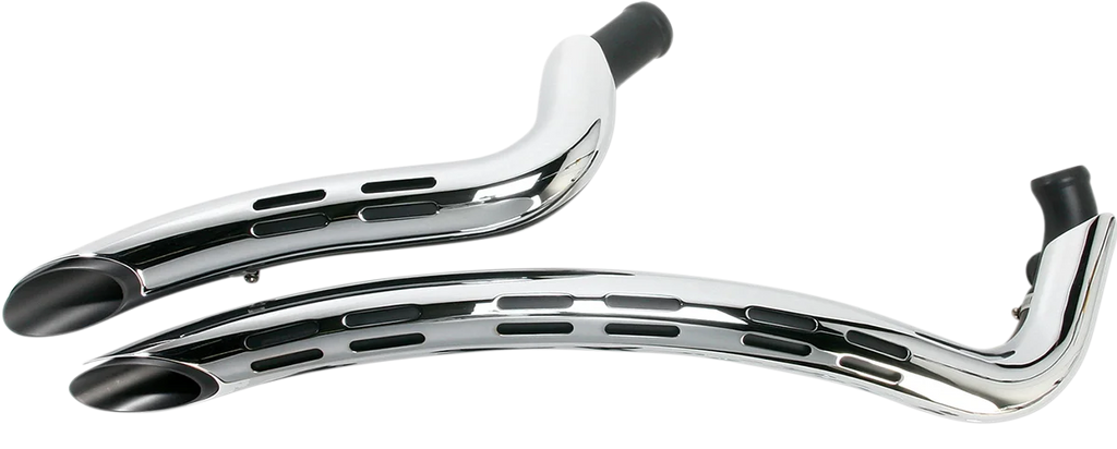 Bassani Sweeper Exhaust - Black/Chrome 1SD2F - Main Product View