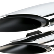 Load image into Gallery viewer, Bassani Sweeper Exhaust - Black/Chrome 1SD2F - Side View