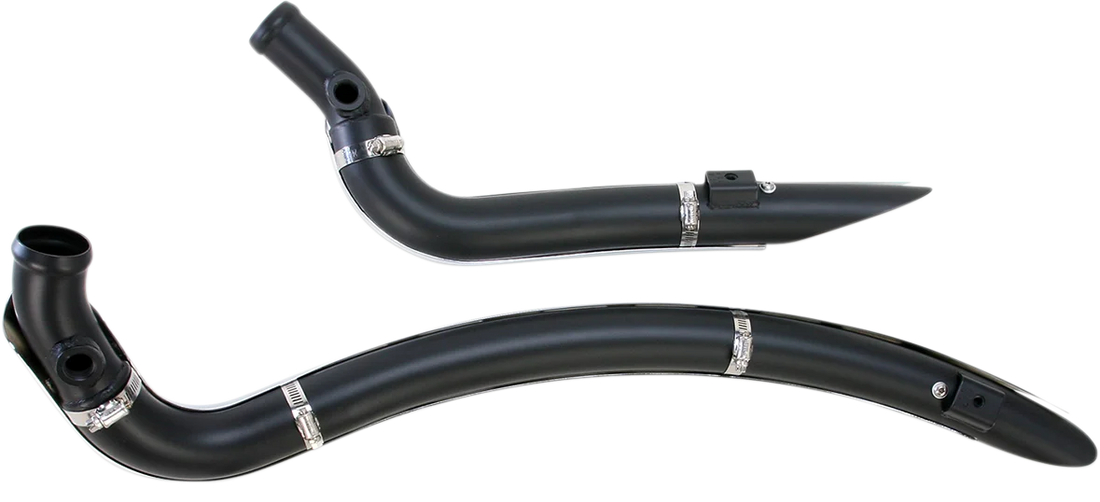 Bassani Sweeper Exhaust - Black/Chrome 1SD2F - Installation View