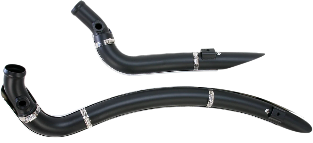 Bassani Sweeper Exhaust - Black/Chrome 1SD2F - Installation View