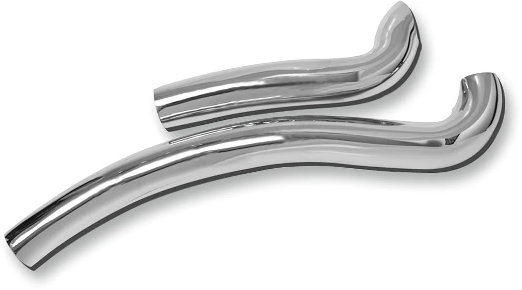 Bassani Sweeper Heat Shields - Chrome HS-XL-FF12 - Main Product View