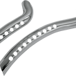 Load image into Gallery viewer, Bassani Sweeper Heat Shields - Chrome HS-XL-FF12 - Side View