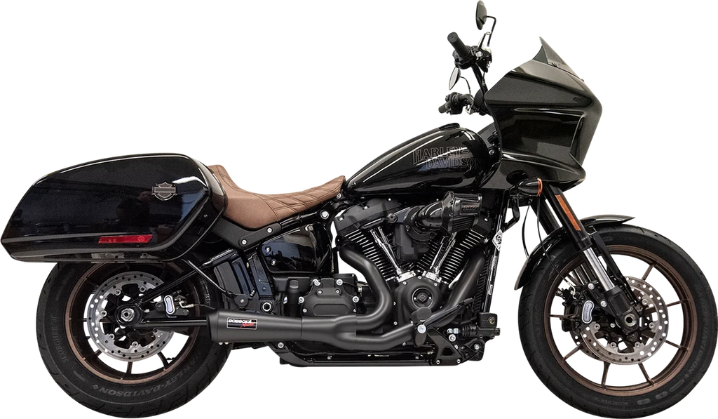 Bassani The Ripper Short Road Rage 2-into-1 Exhaust System - Black 1S74B - Main Product View