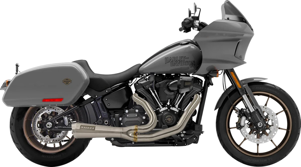 Bassani The Ripper Short Road Rage 2-into-1 Exhaust System - Black 1S74B - Side View