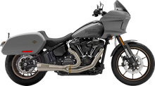 Load image into Gallery viewer, Bassani The Ripper Short Road Rage 2-into-1 Exhaust System - Black 1S74B - Side View