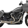 Load image into Gallery viewer, Bassani The Ripper Short Road Rage 2-into-1 Exhaust System - Stainless Steel 1S74SS - Side View