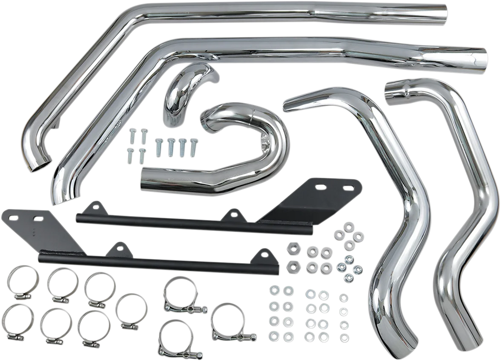 Bassani Tru Dual Exhaust - '07-'17 Softail SFT-212 - Main Product View