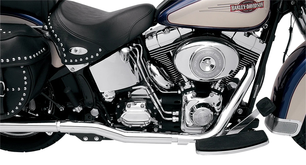 Bassani Tru Dual Exhaust - '07-'17 Softail SFT-212 - Detail View