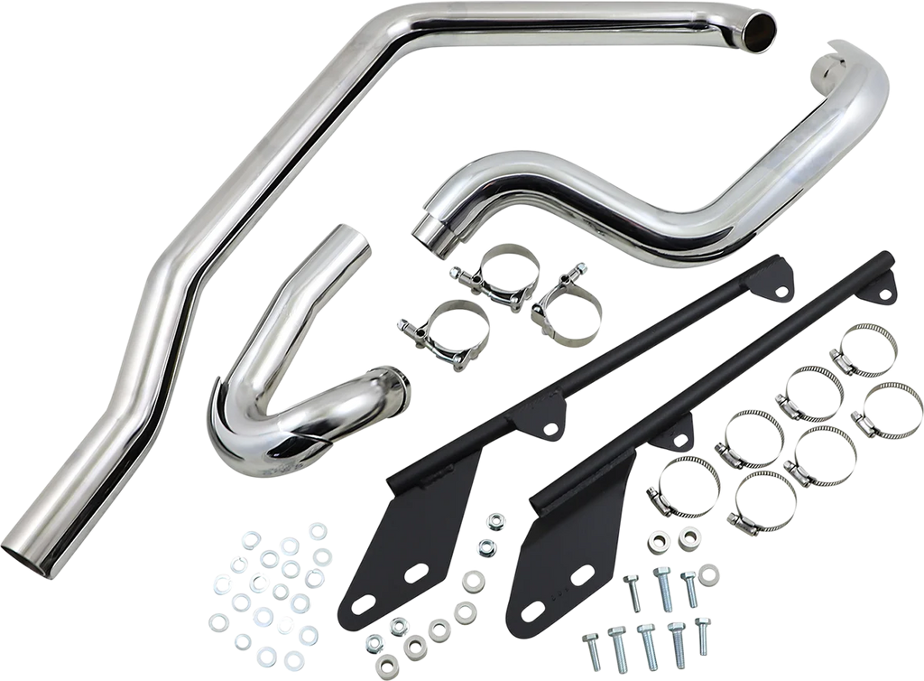 Bassani Tru Dual Exhaust - '86-'06 Softail SFT-211 - Main Product View