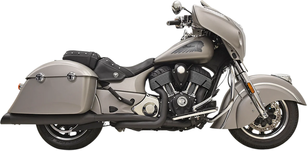 Bassani True Dual Exhaust - Black 8C16BSB - Main Product View
