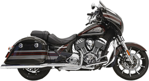 Bassani True Dual Exhaust - Chrome 8C16S
