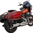 Load image into Gallery viewer, Bassani True Dual Performance Exhaust System with 4" Muffler - Stainless Steel 1S97SS - Main Product View