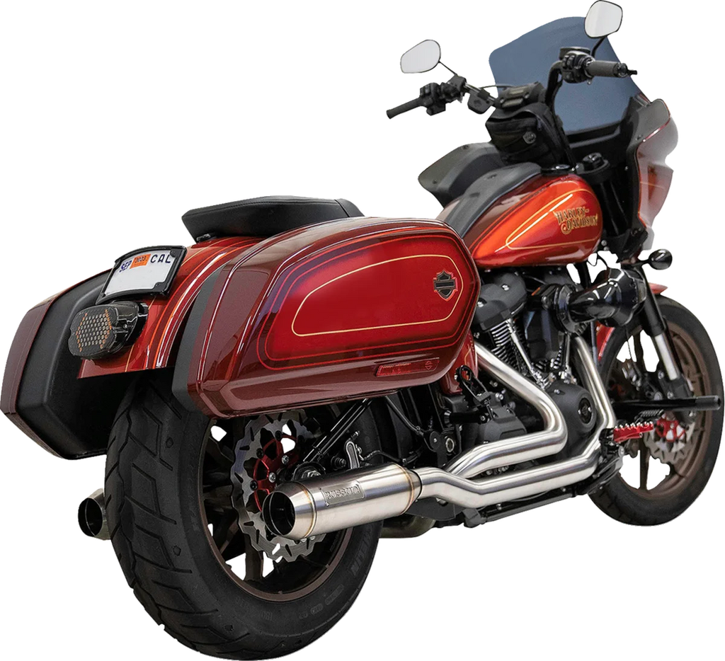 Bassani True Dual Performance Exhaust System with 4" Muffler - Stainless Steel 1S97SS - Main Product View