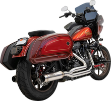 Load image into Gallery viewer, Bassani True Dual Performance Exhaust System with 4" Muffler - Stainless Steel 1S97SS - Main Product View